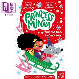 【中商原版】米娜公主 下雪天Princess Minna The Big Bad Snowy Day英文原版 儿童漫画故事书 全彩插图章节书 进口绘本故事