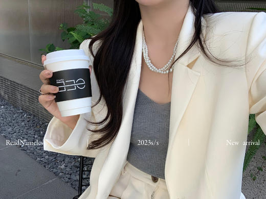 Read Nameless /高品质醋酸白西装套装 商品图3