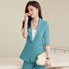 娜璐多 设计感后开叉五分袖薄款小西服套装女夏季2023气质OL两件套大气 商品缩略图2