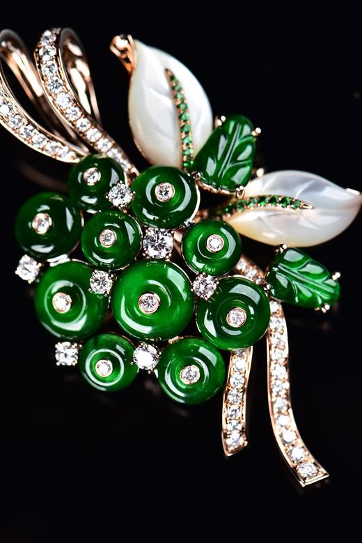 【锦绣年华】翡翠胸针坠-XZ12305061 商品图4