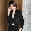 娜璐多 时尚短款小西装套装女春秋2023新款小个子显高休闲西服外套两件套 商品缩略图1