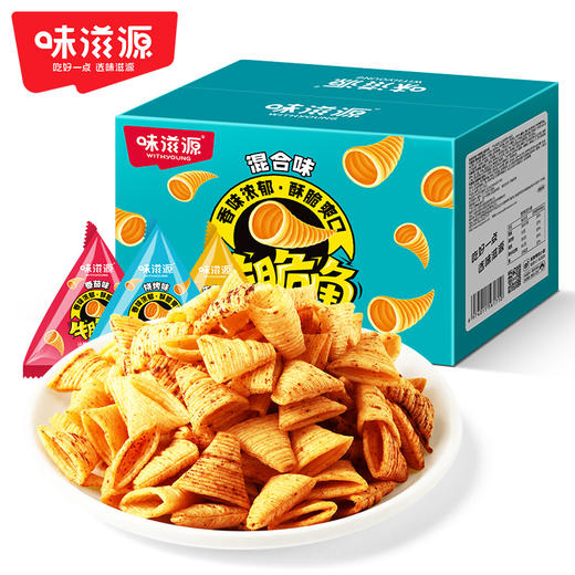 味滋源牛脆角虎牙脆妙脆角三角尖角散装小零食虎角脆500g整箱 商品图8