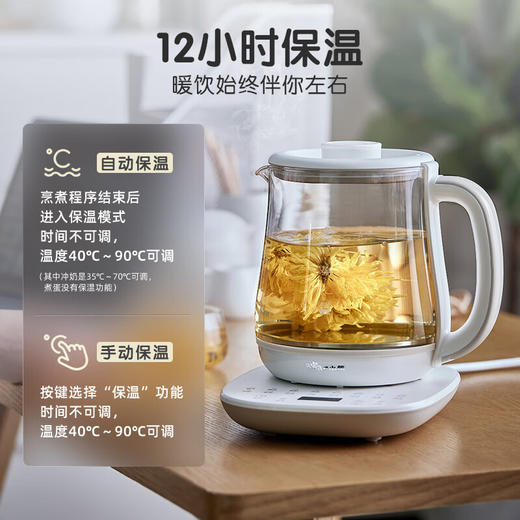 【家用电器】-Bear小熊养生壶YSH-D15V7煮茶器多功能电热水壶 商品图3