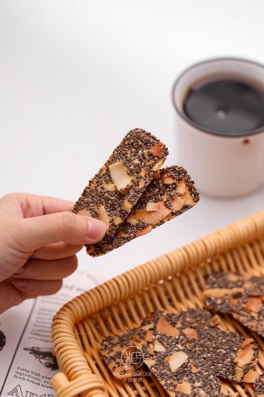【奇亚籽椰椰脆片】⚠️前方高能~香香脆脆防暴食！ 米惦丨不含反式脂肪酸，0香精0色素0防腐剂❗ 🍪≥5%进口奇亚籽！高纤维高饱腹感！ 商品图6