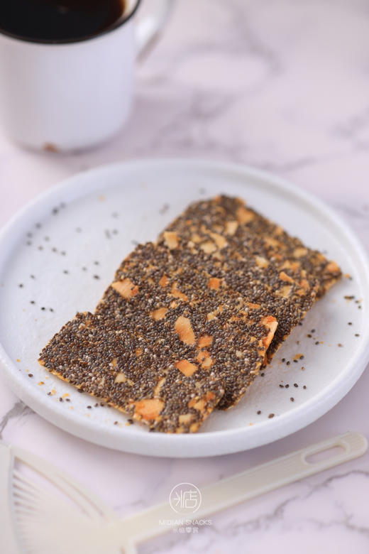 【奇亚籽椰椰脆片】⚠️前方高能~香香脆脆防暴食！ 米惦丨不含反式脂肪酸，0香精0色素0防腐剂❗ 🍪≥5%进口奇亚籽！高纤维高饱腹感！ 商品图3