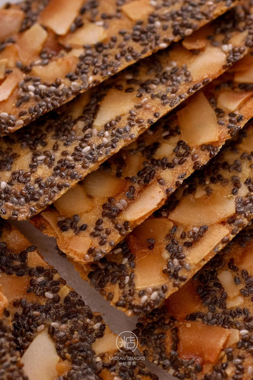 【奇亚籽椰椰脆片】⚠️前方高能~香香脆脆防暴食！ 米惦丨不含反式脂肪酸，0香精0色素0防腐剂❗ 🍪≥5%进口奇亚籽！高纤维高饱腹感！ 商品图4