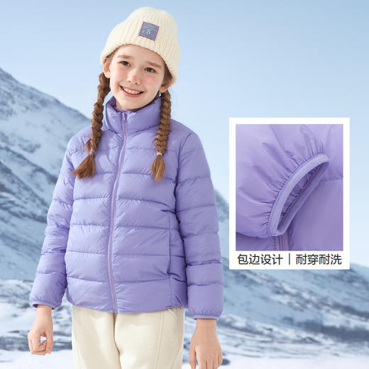 巴拉巴拉羽绒服女童秋冬季新款童装中大童加厚保暖外套两件套 商品图3