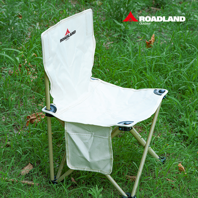 洛得兰德户外超轻便携折叠式椅子LD-YZ101米白色