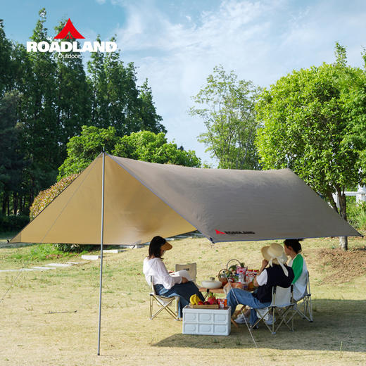 洛得兰德四角涂银天幕LD-TM101流沙金 3*4M 商品图5