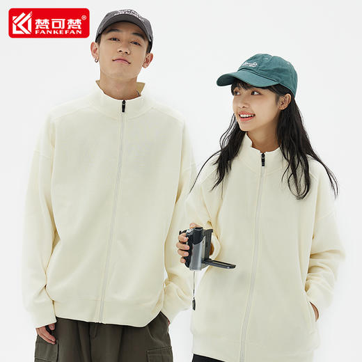 卫衣定制印logo文化衫工作服外套拉链奶茶餐饮火锅工服秋冬季上衣 商品图2