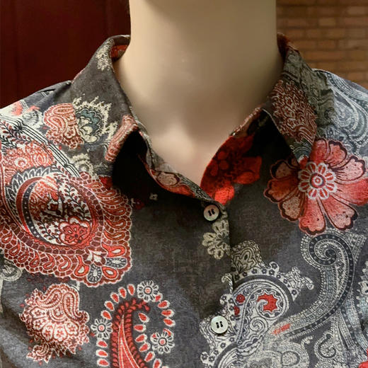 圣三利女装 新款优雅舒适针织提花图案衬衫SL1934112 商品图3