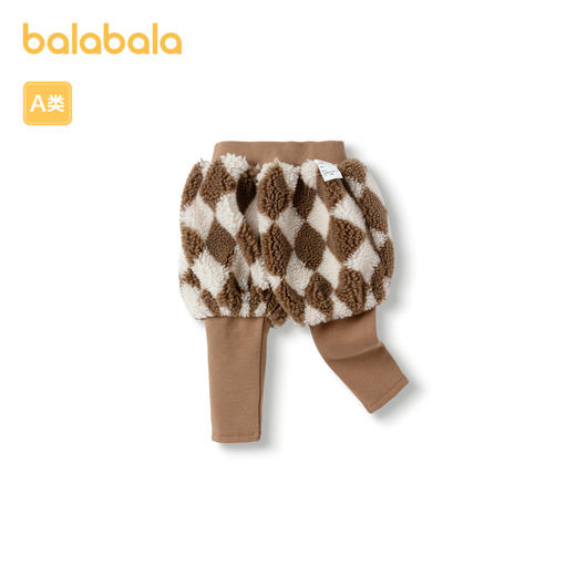 巴拉巴拉儿童棉裤男童长裤新款秋冬女童裤子外穿假两件时髦潮 商品图4