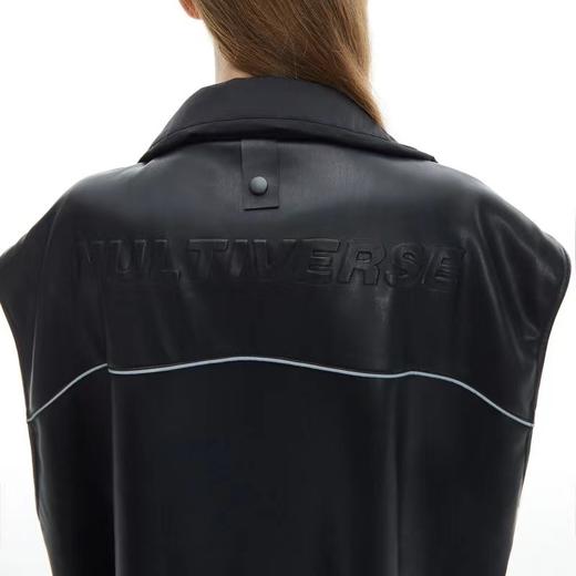 1NXX PU皮 廓形宽松 皮背心马甲 BX048 商品图1