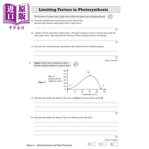 【中商原版】英国原版CGP教辅 New GCSE Biology Edexcel Exam Practice Workbook 新版 GCSE 生物 爱德思考试练习册 含答案 商品图3