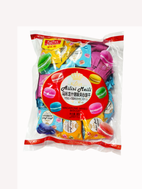 380g马卡龙什锦味夹心饼干