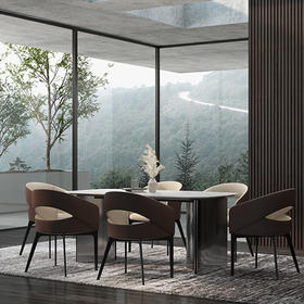 顾家家居整装 现代简约 茶几角几餐台餐椅 PT2079系列