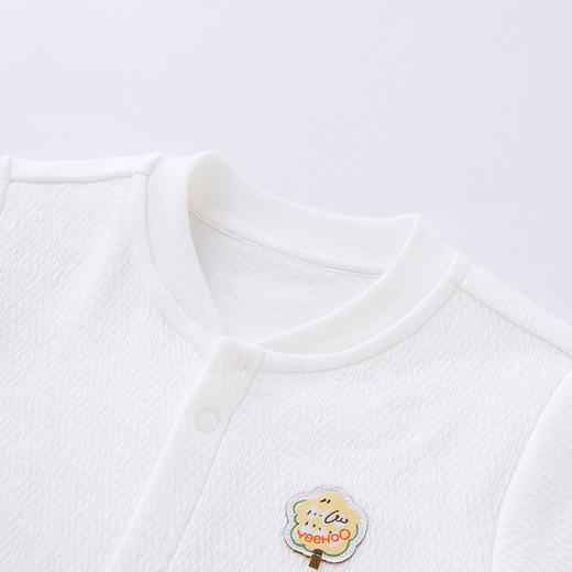 英氏连体衣男女宝休闲新生儿哈衣襟蛤舒适蛤衣背心莫代尔YLAAJ32018A YLHAJ32023A YLPAJ32009A 商品图5