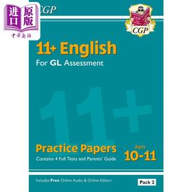 【中商原版】11+ GL English Practice Papers: Ages 10-11 Pack 2 (with Parents Guide & Online Edition)