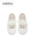 westory2023年秋季新款小香风水钻厚底圆头包头时尚百搭拖鞋S23CE73491 商品缩略图1