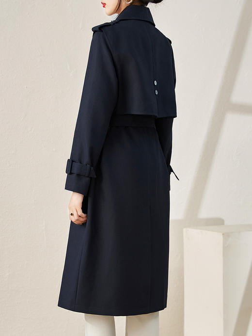 气质干练百搭不挑人，宽松收腰风衣外套WLZD-2320804 商品图1