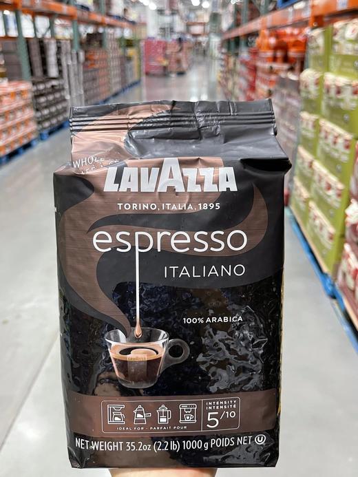 LAVAZZA 拉瓦萨意式浓缩中度咖啡豆1000g。美国代购，无中文标签，介意慎拍 H 商品图1