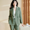 剩S/XL 米思阳2024秋季新款时尚减龄西装修身长袖一粒扣净色职业外套2601 商品缩略图0