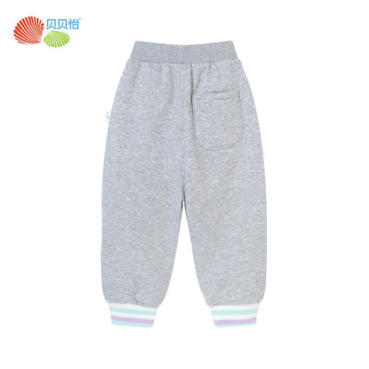 贝贝怡童装秋冬新款女童时尚休闲加绒长裤保暖束脚裤女宝宝运动裤233K2565
 商品图7