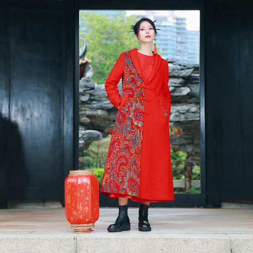 锦瑟翻领长外套 | 加厚设计 | 现货加急发 商品图0