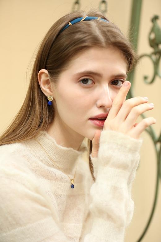 SOL DE VERANO 格兰纳达系列 佩蒂斯·蓝耳钉 商品图1