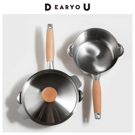 【清仓特惠7折，仅1件，无货退款】日本吉川木柄雪平锅20cm-防洒 商品图1