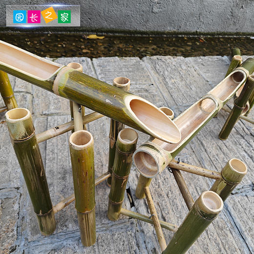 玩水竹架竹桩水渠沙水玩具 商品图2