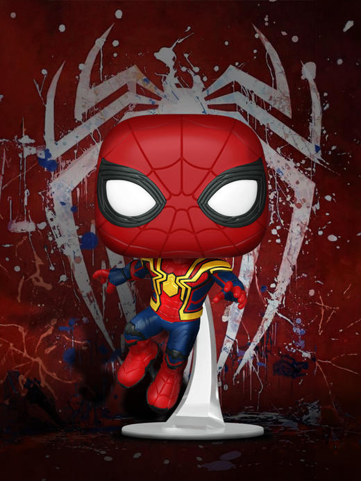 Funko POP美漫蜘蛛侠英雄无归第三季蜘蛛侠金属款手办摆件 67606 商品图2