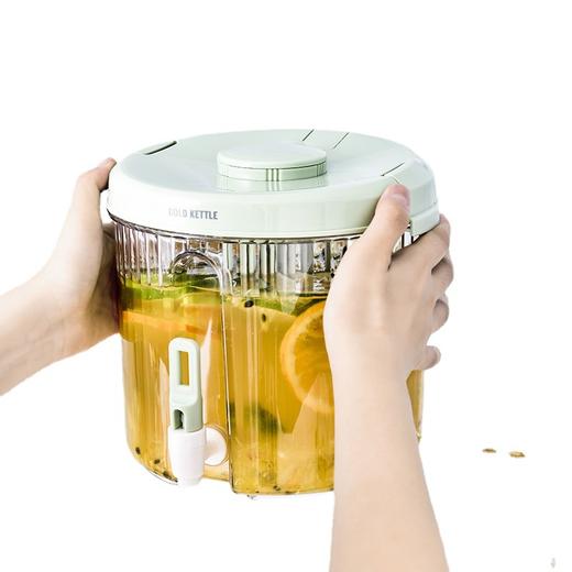 「数款可选！颜值派」食品夏季果茶柠檬茶冷水壶 大容量冷泡果汁壶带龙头放冰箱凉水桶餐饮用具 商品图4