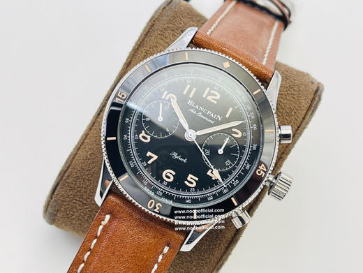 NOOB新品宝珀全新Ait Command空军司令系列AC02，极具传奇色彩的计时码表，新款空军司令在设计上忠于历史传统，并将上世纪50年代的复古风格和宝珀的高级制表工艺充分融合！ 商品图2