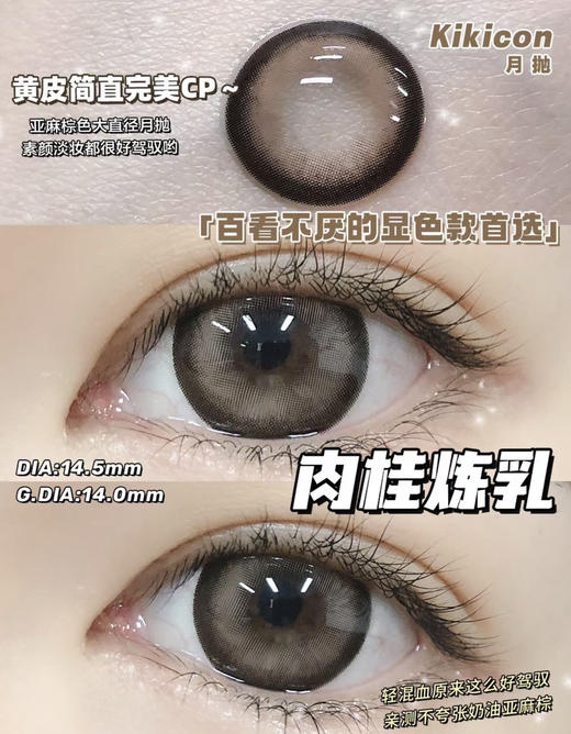 kikicon月抛追求高品质长效水润无感的冲！活动 58/副；98/2副；188/4副；258/6副；备注双眼度数 商品图4