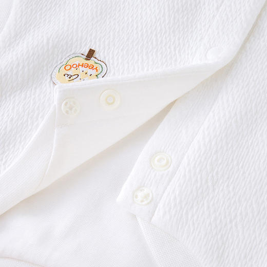 英氏连体衣男女宝休闲新生儿哈衣襟蛤舒适蛤衣背心莫代尔YLAAJ32018A YLHAJ32023A YLPAJ32009A 商品图8