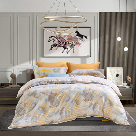 富安娜磨毛四件套-晨光慢调 商品图0