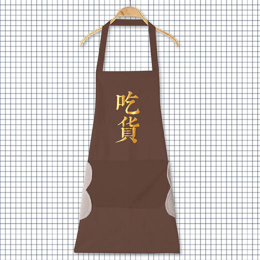 厨神围裙，升级智能防水防油，守护美食家干净形象！厨房情侣时尚简约挂脖围裙lm 商品图6