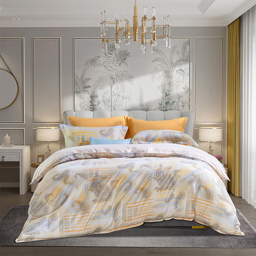 富安娜磨毛四件套-晨光慢调 商品图1