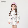 马克珍妮秋装新款 女童兔子满印polo领运动连衣裙卫衣裙 231597 商品缩略图0