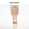 lost in echo 设计师品牌不对称口袋开衩卫衣短裙 商品缩略图4