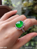 老坑高冰艳绿蛋面戒指【3041209】具体价格微信咨询 商品缩略图3