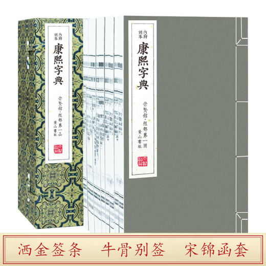 【崇贤宝笈】内府刻本康熙字典（7函41册）编号限量版 手工宣纸线装繁体 影印版 商品图1