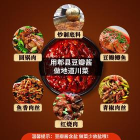 【家用炒菜常备调料！瓶装红油豆瓣酱】瓶装四川家用炒菜专用香辣椒酱川菜回锅肉调料-觅食坊健康