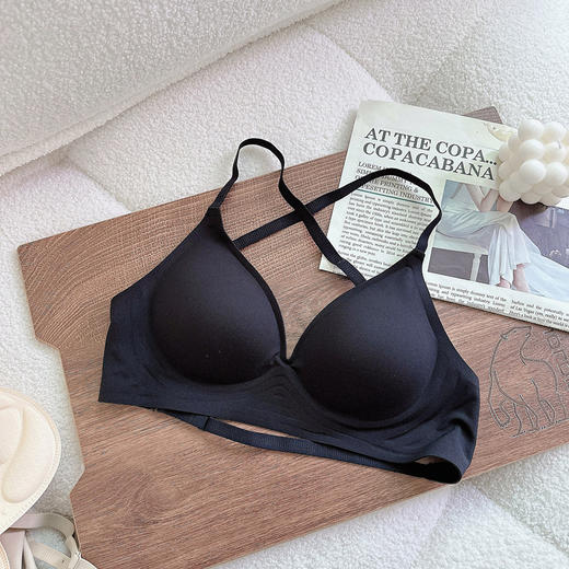 【舒适贴身！隐形露背设计】外扩无痕内衣女小胸聚拢显大腰细大U型美背夏季薄款隐形露背文胸lm 商品图7