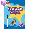 【中商原版】英国原版CGP教辅 New First Words Wipe-Clean Activity Book 新款 3-5岁儿童 一本单词练习 可擦式活动手册 附笔 商品缩略图0