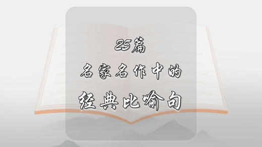 25篇名家名作中的经典比喻句 商品图0