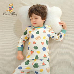 【精典泰迪】【90-140】男童秋冬款保暖内衣秋衣秋裤套装