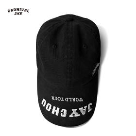周杰伦嘉年华重工刺绣棒球帽