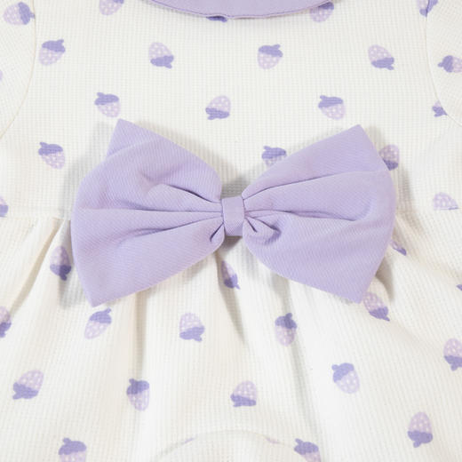 贝贝怡婴儿连体衣春秋款初生哈衣爬服新生儿衣服女宝宝可爱秋装ZB3CL004 商品图4